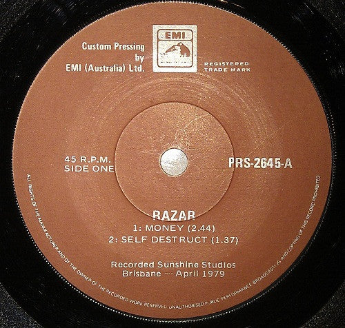 Razar : Money (7", EP)