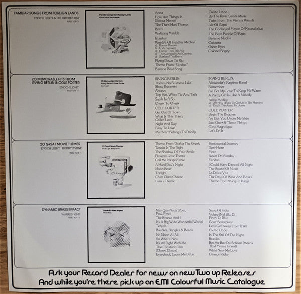 Enoch Light And His Orchestra : Familiar Songs From Foreign Lands (2xLP, Comp)