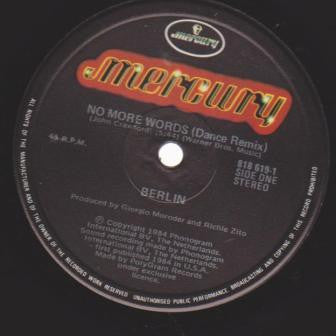 Berlin : No More Words (12")