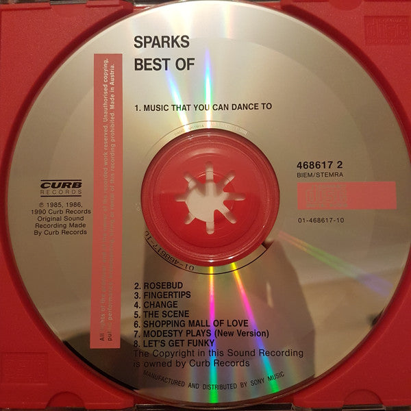 Sparks : The Best Of Sparks (Music That You Can Dance To) (CD, Album, RE)
