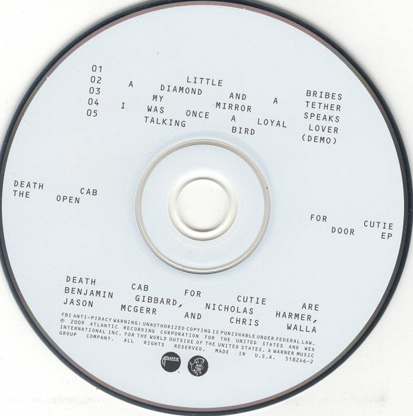 Death Cab For Cutie : The Open Door EP (CD, EP)
