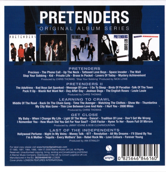 Pretenders* : Original Album Series (CD, Album, RE + CD, Album, RE + CD, Album, RE + CD)