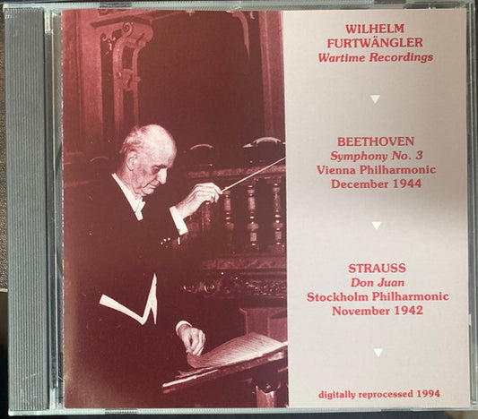 Wilhelm Furtwängler : Beethoven: Symphony No. 3 & Strauss: Don Juan (CD)