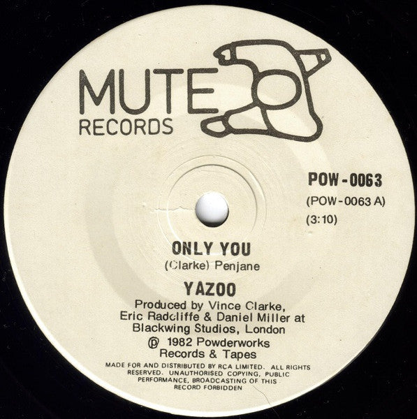 Yazoo : Only You / Situation (7", Single)