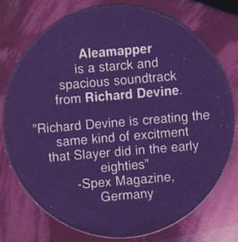 Richard Devine : Aleamapper (CD, Album)