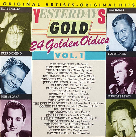 Various : Yesterdays Gold Vol. 1 (24 Golden Oldies) (CD, Comp)