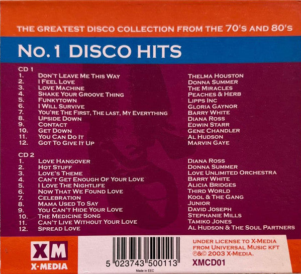 Various : No.1 Disco Hits (2xCD, Comp)