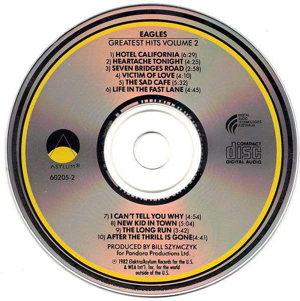 Eagles : Eagles Greatest Hits Volume 2 (CD, Comp)