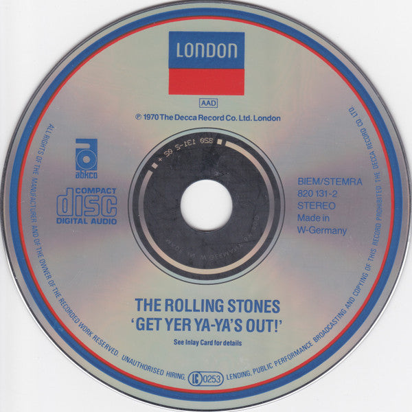 The Rolling Stones : Get Yer Ya-Ya's Out! (The Rolling Stones In Concert) (CD)