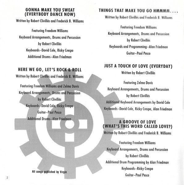 C + C Music Factory : Gonna Make You Sweat (CD, Album)