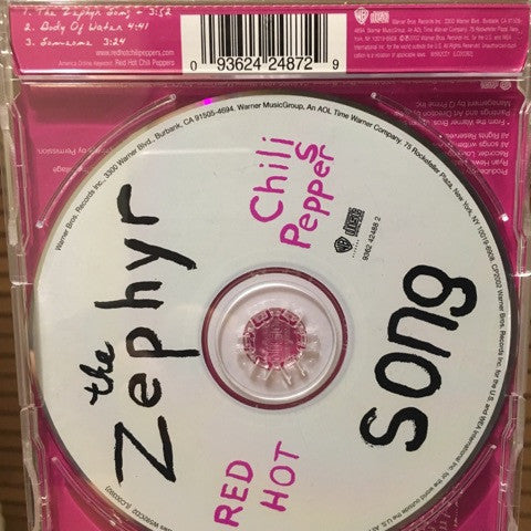 Red Hot Chili Peppers : The Zephyr Song (CD, Single, CD1)