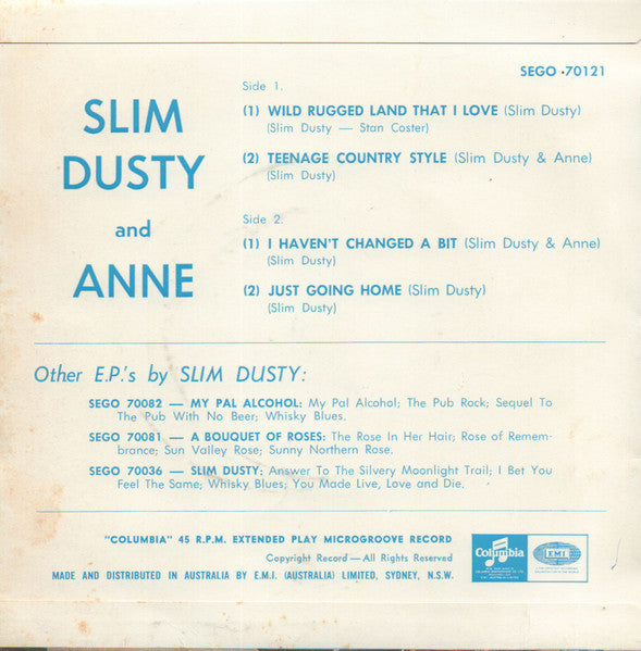 Slim Dusty And Anne : Slim Dusty And Anne (7", EP)