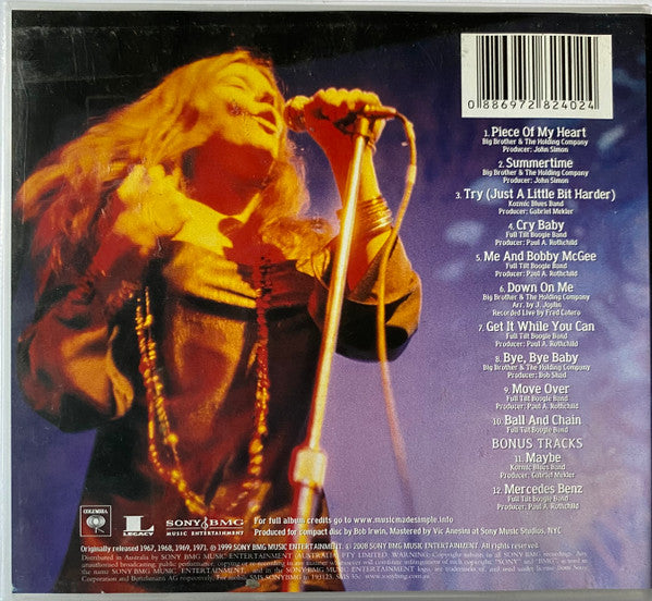 Janis Joplin : Janis Joplin's Greatest Hits (CD, Comp, RE, RM)