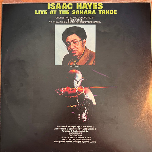 Isaac Hayes : Live At The Sahara Tahoe (2xLP, Album, Gat)
