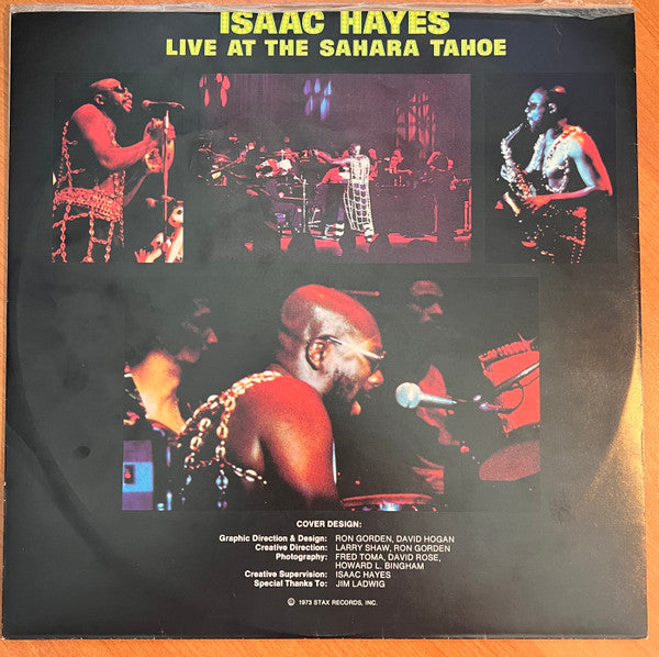 Isaac Hayes : Live At The Sahara Tahoe (2xLP, Album, Gat)