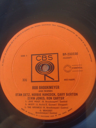 Bob Brookmeyer, Stan Getz, Herbie Hancock, Gary Burton, Elvin Jones, Ron Carter : Bob Brookmeyer And Friends (LP, Album, Mono)