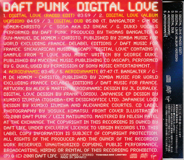 Daft Punk : Digital Love (CD, EP)