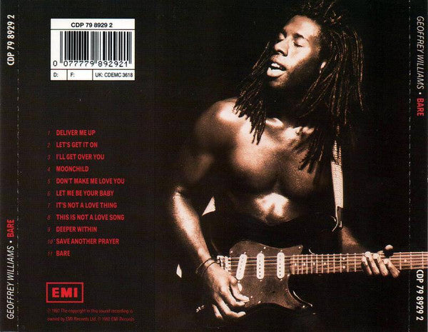 Geoffrey Williams : Bare (CD, Album)
