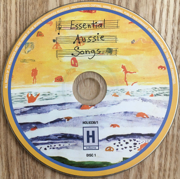 Unknown Artist : Essential Aussie Songs  (2xCD, Comp)