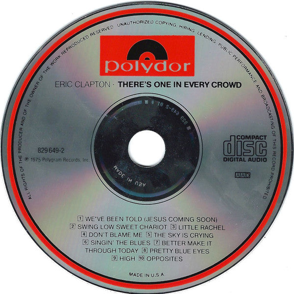 Eric Clapton : There's One In Every Crowd (CD, Album, RE, RM)
