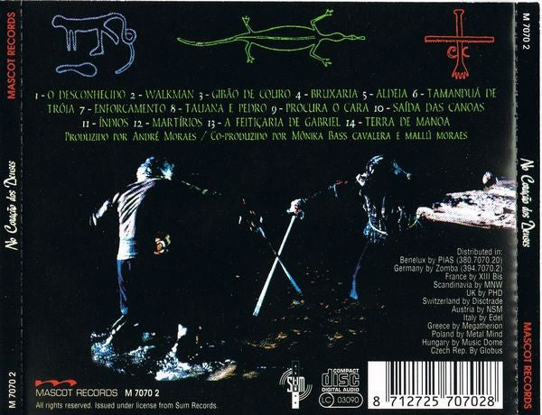 André Moraes With Igor Cavalera And Andreas Kisser : No Coração Dos Deuses (CD, Album)