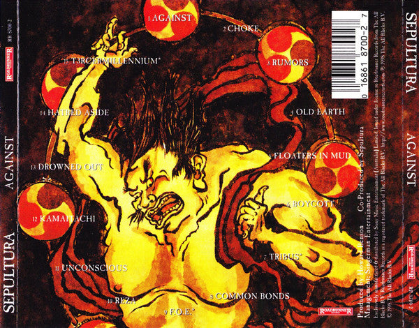 Sepultura : Against (CD, Album)