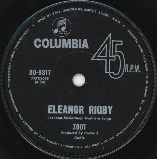 Zoot (2) : Eleanor Rigby (7", Single)