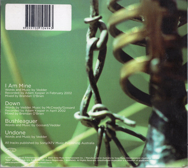 Pearl Jam : I Am Mine (CD, Single)