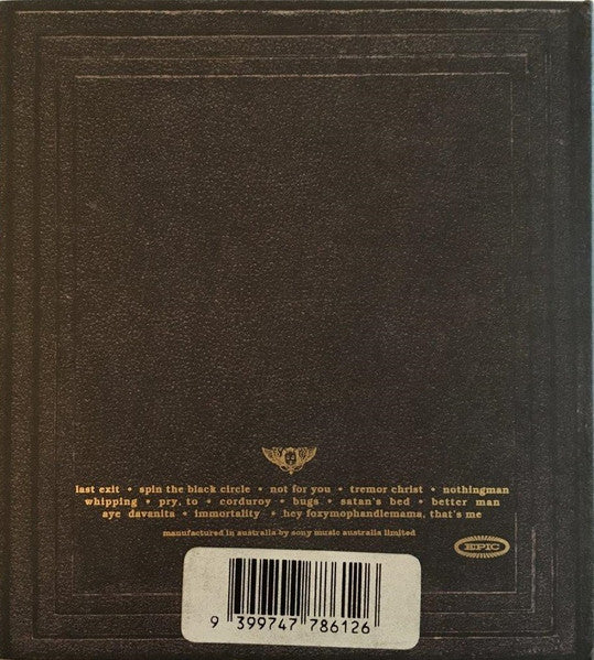 Pearl Jam : Vitalogy (CD, Album)