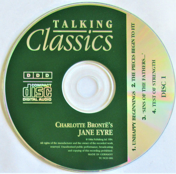 Charlotte Brontë Read By Carole Boyd : Jane Eyre (2xCD)