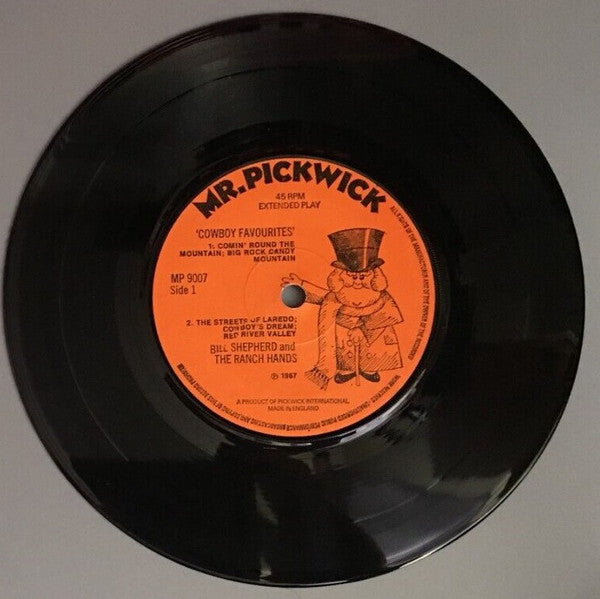 Bill Shepherd & The Ranch Hands : Cowboy Favourites (7", EP)