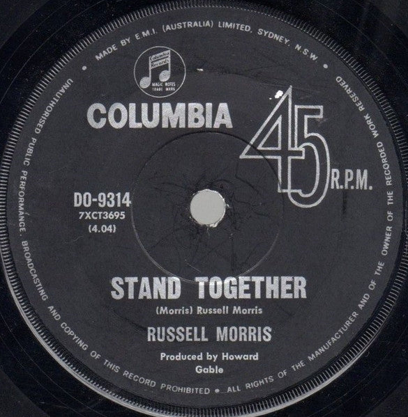 Russell Morris : Mr. America (7")