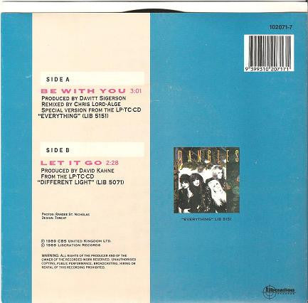 Bangles : Be With You (7", Single)