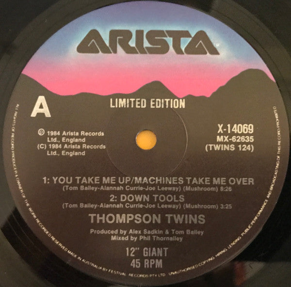 Thompson Twins : You Take Me Up (12", Ltd)