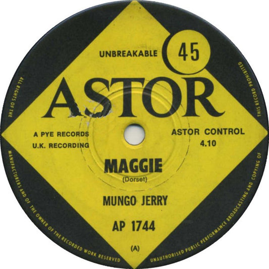 Mungo Jerry : Maggie (7", Single)