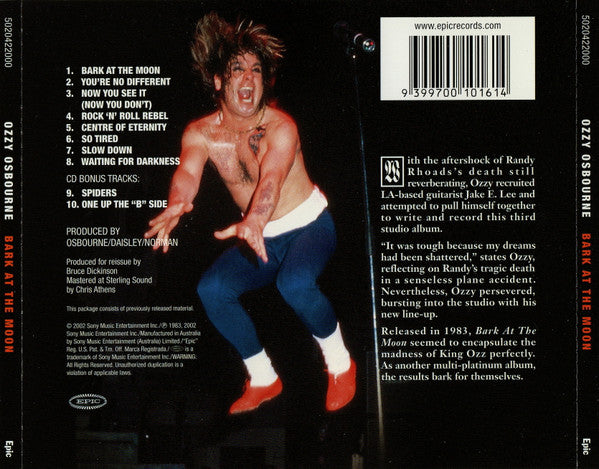 Ozzy Osbourne : Bark At The Moon (CD, Album, RE, RM)