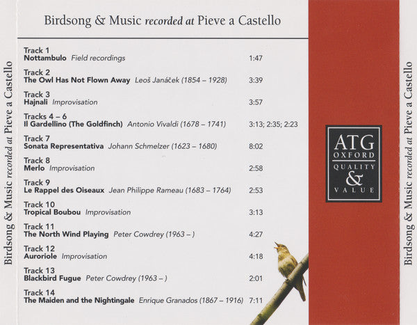 The Conference Of Birds : Birdsong & Music Recorded At Pieve A Castello (CD)