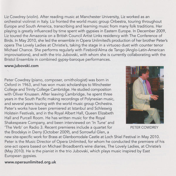 The Conference Of Birds : Birdsong & Music Recorded At Pieve A Castello (CD)