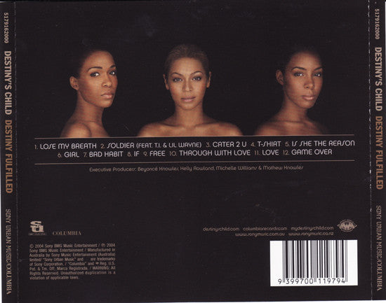 Destiny's Child : Destiny Fulfilled (CD, Album)