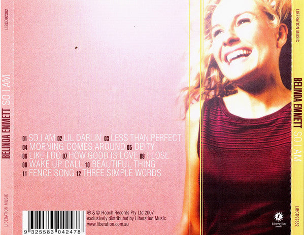 Belinda Emmett : So I Am (CD, Album)