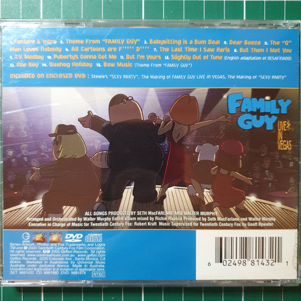 Family Guy With Walter Murphy And His Orchestra : Family Guy: Live In Vegas (CD, Album + DVD, NTSC)