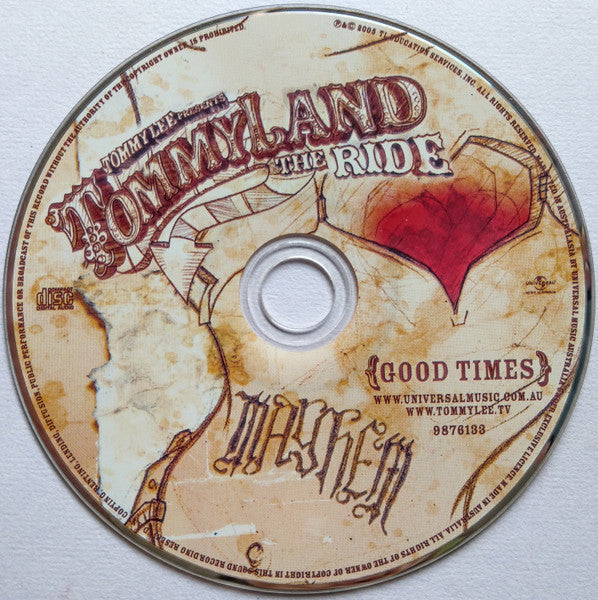 Tommy Lee : Good Times (CD, Single)