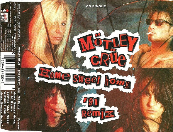 Mötley Crüe : Home Sweet Home '91 Remix (CD, Single)