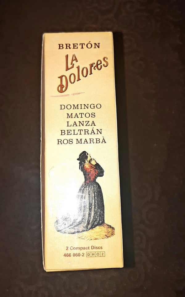 Tomás Bretón - Placido Domingo, Elisabete Matos, Manuel Lanza, Tito Beltrán, Orquestra Simfònica De Barcelona I Nacional De Catalunya, Cor Del Gran Teatre Del Liceu, Antoni Ros-Marbà : La Dolores (Ópera Española)  (2xCD, Album + Box, Sli)