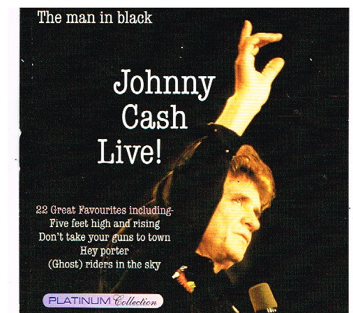 Johnny Cash : Live (CD, Album)