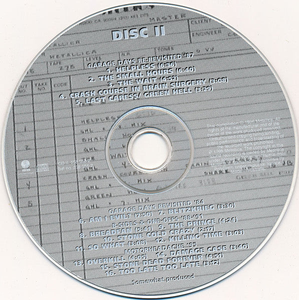 Metallica : Garage Inc. (CD + CD, Comp, RM + Album)
