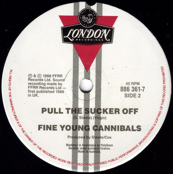 Fine Young Cannibals : She Drives Me Crazy (7", Single)