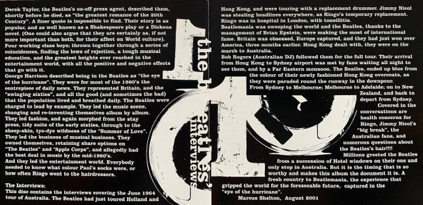 The Beatles : Interviews 1 (CD, Unofficial)