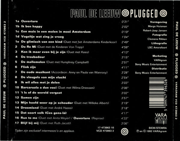 Paul de Leeuw : Plugged (CD, Album, RE + CD, Single)