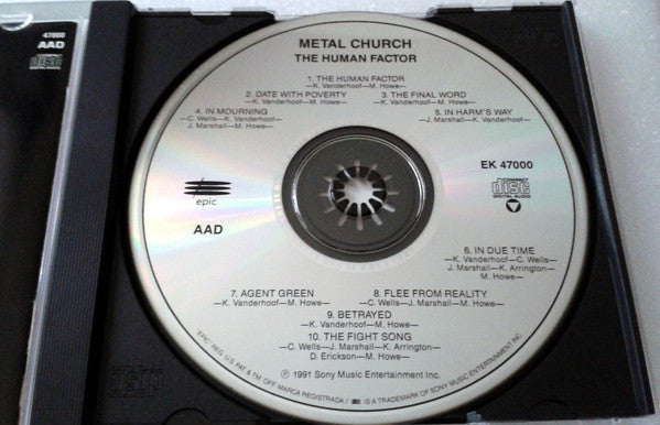 Metal Church : The Human Factor (CD, Album)
